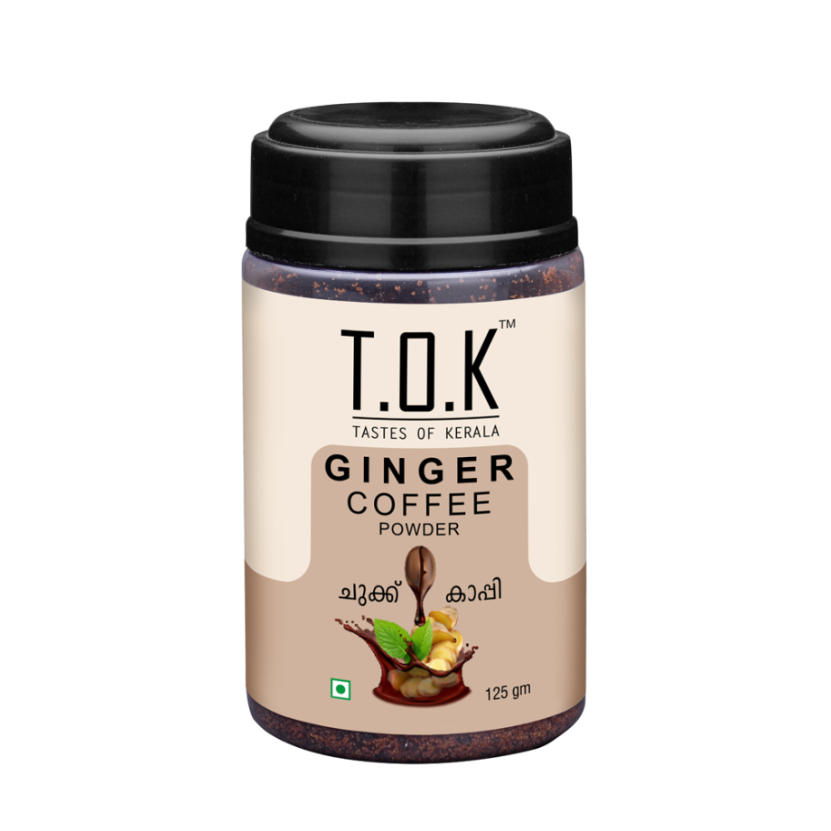 TOK TASTES OF KERALA Dry Ginger Coffee Powder, Chukku Kappi 125 gm