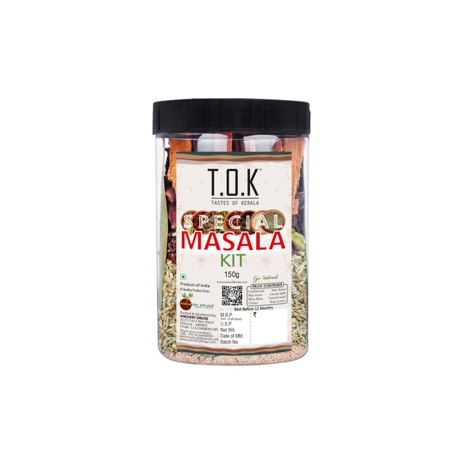 TOK (Tastes Of Kerala) Special Garam Masala Kit, Spice Blend (150g)