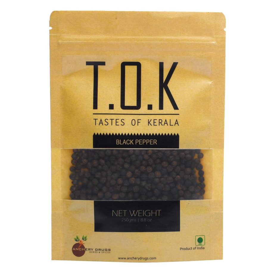 TOK ( Tastes Of Kerala ) Black Pepper, Kurumulaku, Kali Mirch
