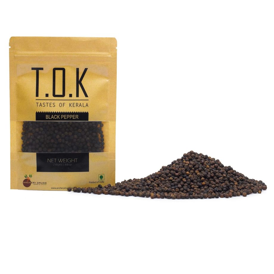 TOK ( Tastes Of Kerala ) Black Pepper, Kurumulaku, Kali Mirch